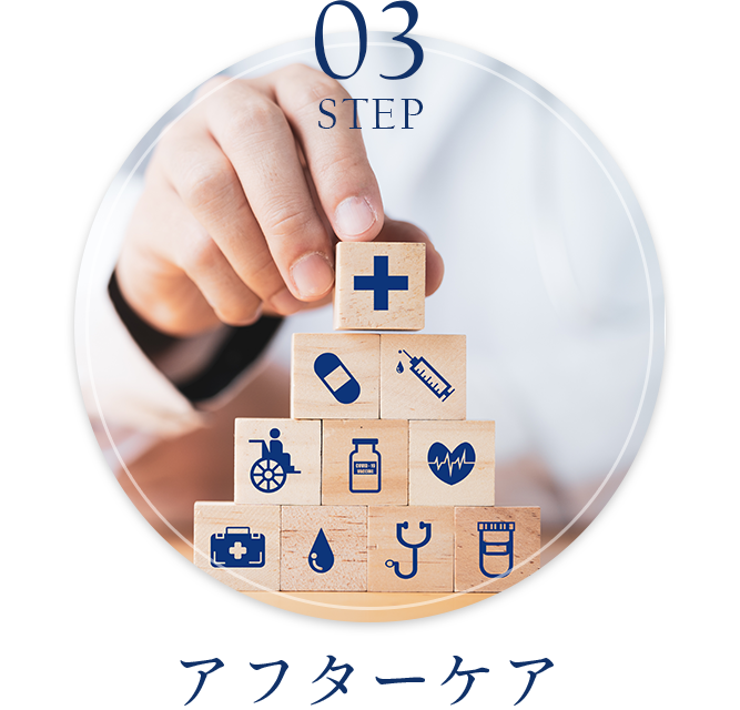 STEP 3：アフターケア